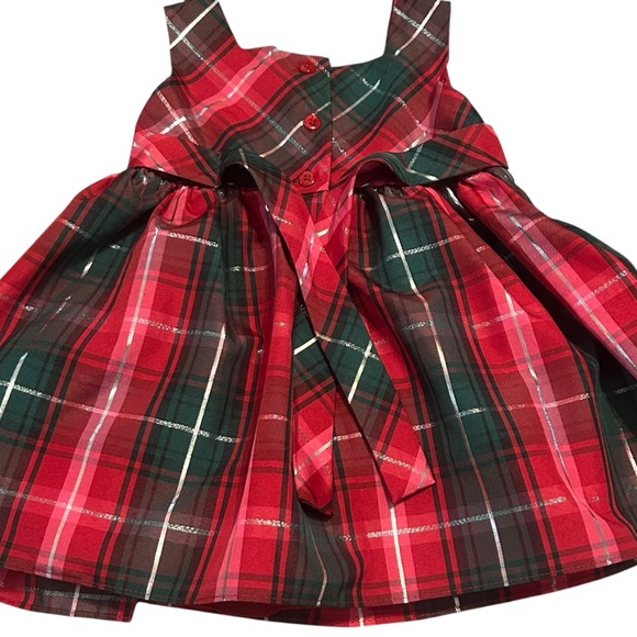 George Kids 18M Plaid Dress with Bolero Jacket Holiday Christmas Velvet - Picture 6 of 6